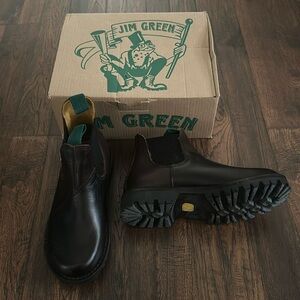 New Jim Green Chelsea boots. Handmade with full grain leather